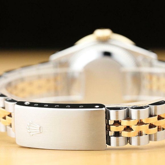 Sale! Rolex Crystal Blue 1ct+ Diamond Ladies Watch
